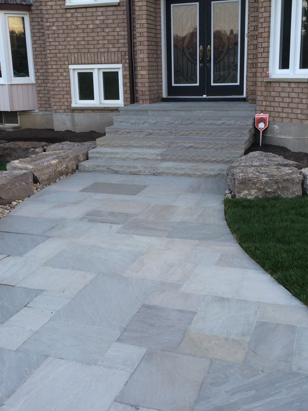 Flagstone Pavers - Slate Grey