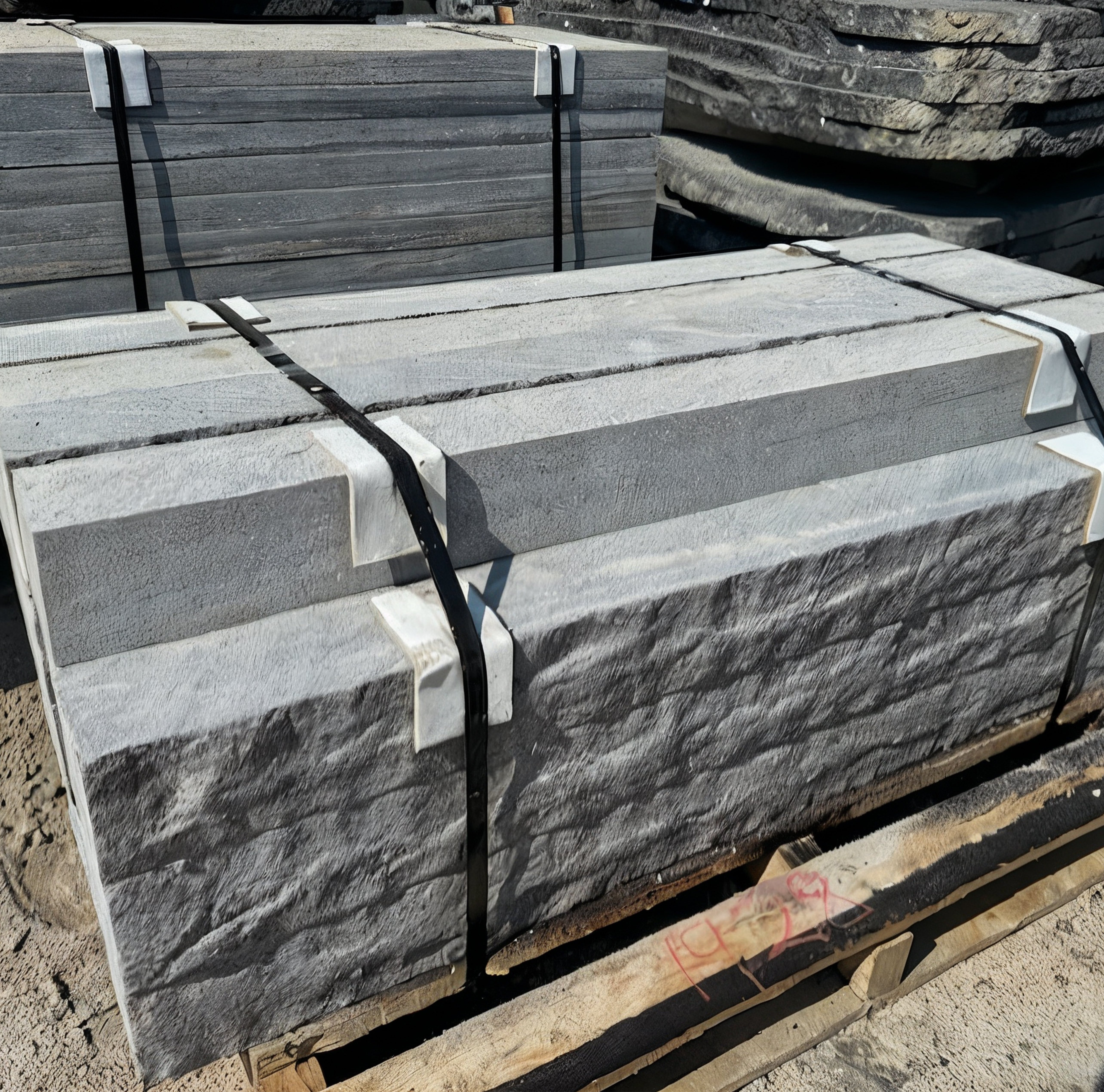 Natural Stone Steps - Muskoka Grey Granite